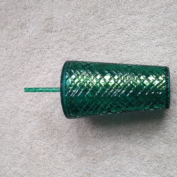 Starbucks Emerald Green Jeweled cup 16oz - Picture 2 of 3